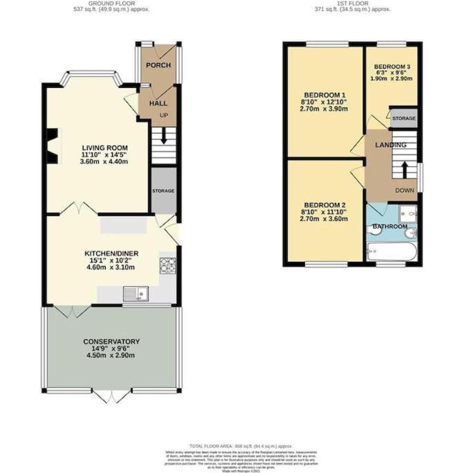 Homely Detached 3 Bedroom House Near Sheffield *